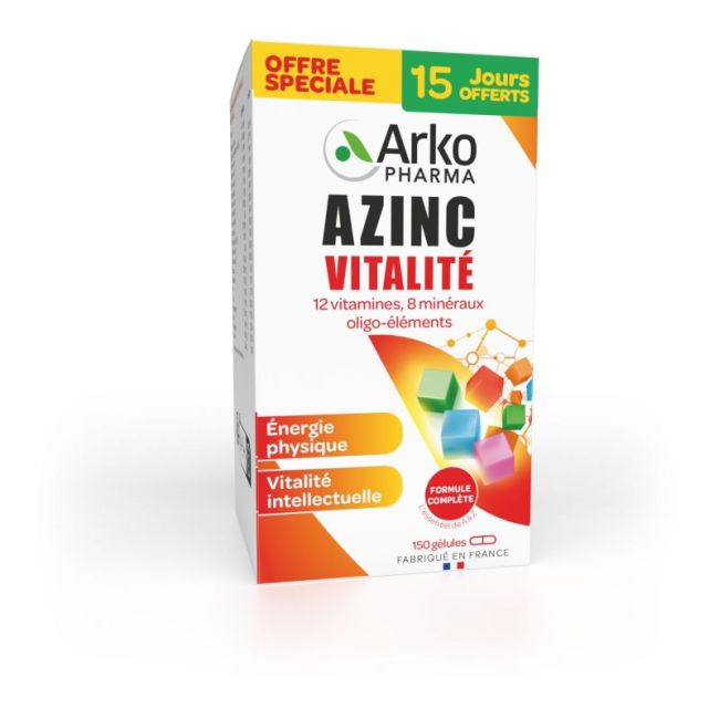Azinc Vitalite Gel Des 15 Ans Fl/150