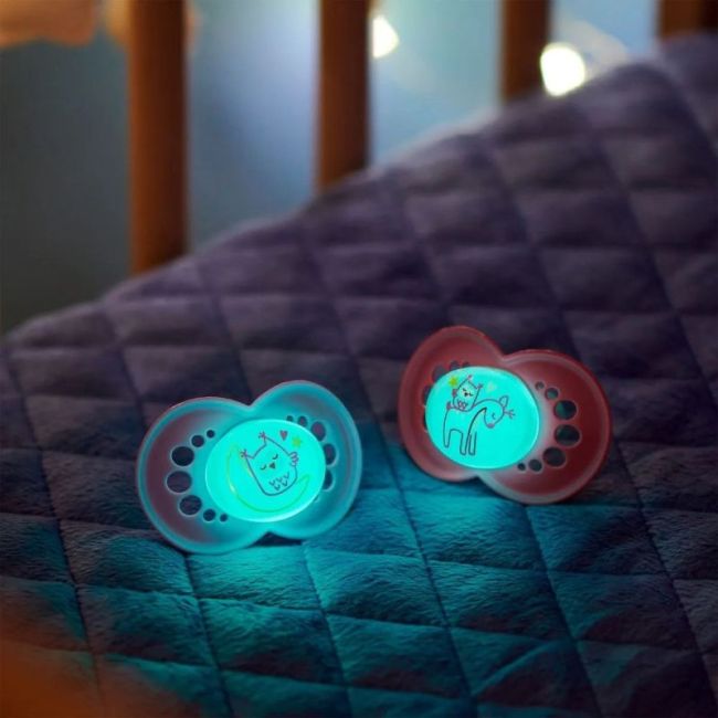 Mam Original Sucette Nuit Silicone +18Mois B/2