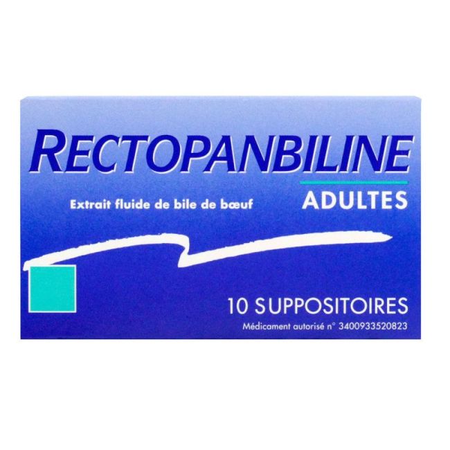 Rectopanbiline Suppos Adulte 1Plq/10