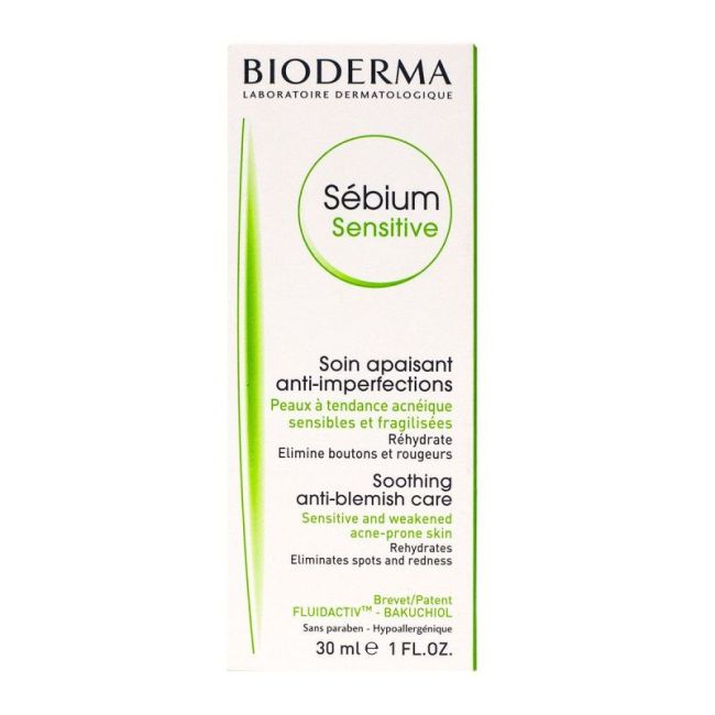 Bioderma Sebium Sensitive Cr Soin Apaisant Anti-Imperfections T/30Ml