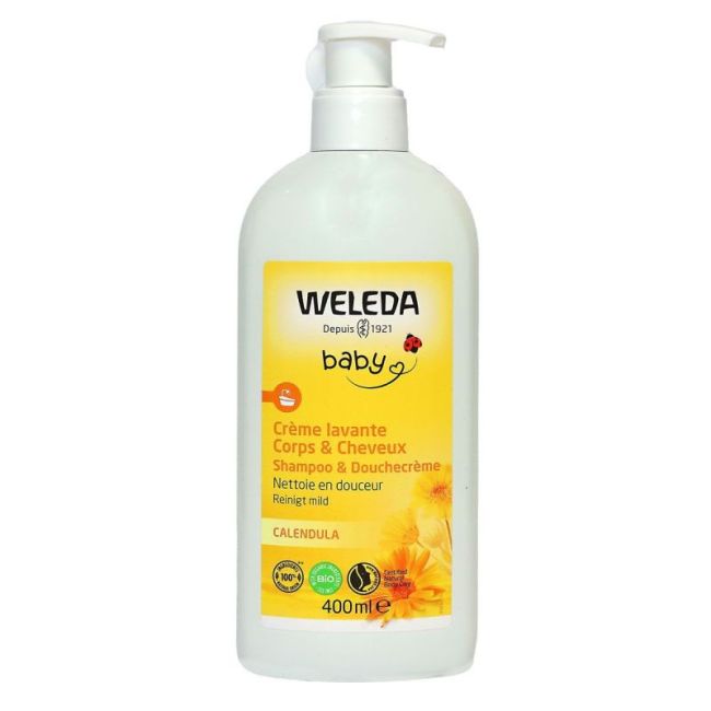 Weleda Soins Bebe Cr Lavante Corps Et Cheveux Calendula Fl Pompe/400Ml