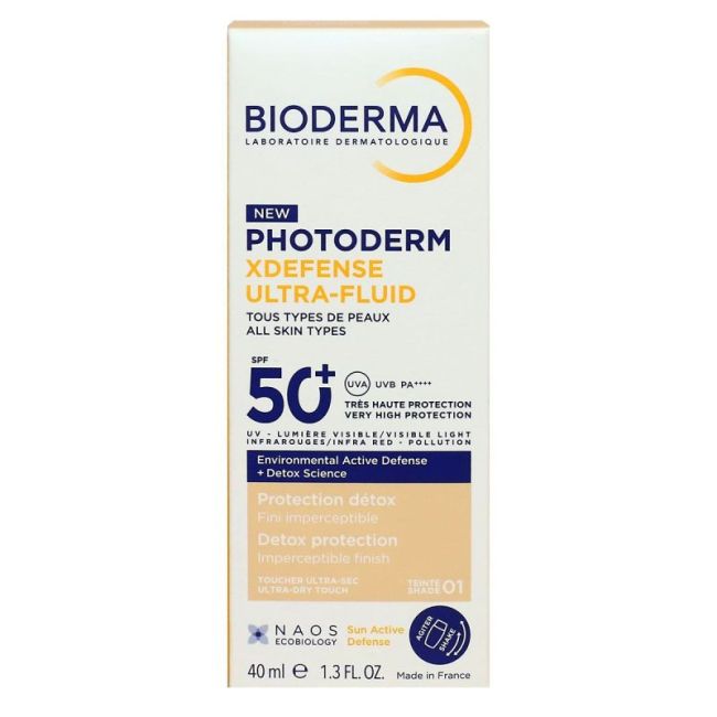 Bioderma Photoderm Xdefense Ultrafluide Spf50+ Cr 01 Fl/40Ml