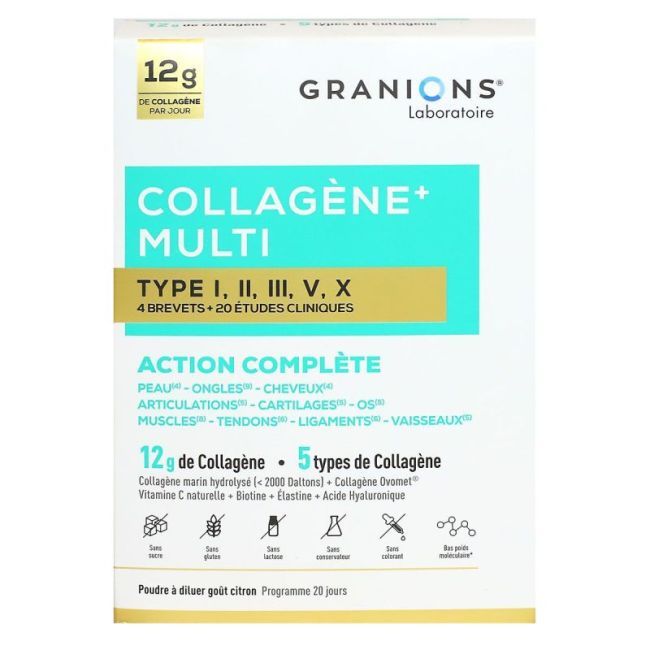 Granions Collagene Multi Pdr 20 Jours Pot/260G