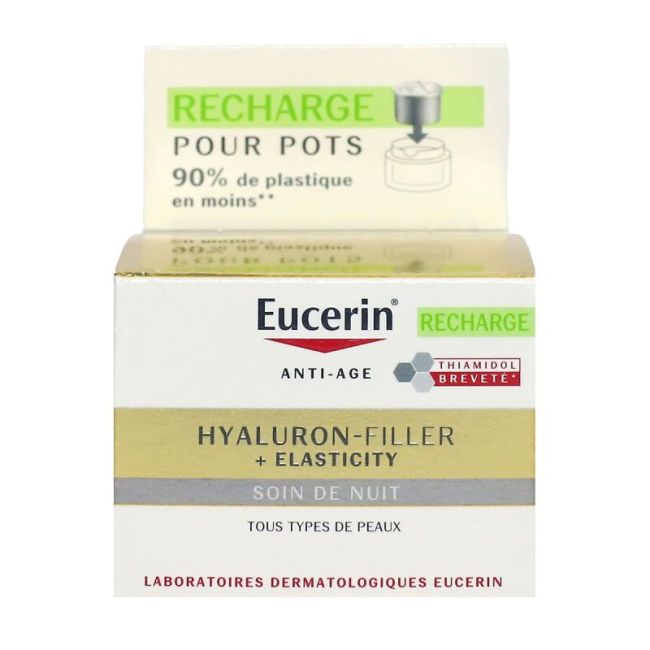 Eucerin Hyaluron-Filler + Elasticity Emuls Soin De Nuit Recharge/50Ml