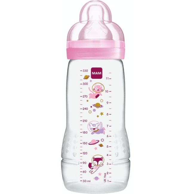 Mam Biberon 2Eme Age Rose 330Ml