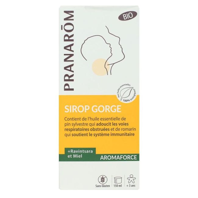 Aromaforce Sirop Gorge Miel Ravintsara Bio Fl/150Ml