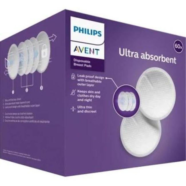 Avent Coussinet D'allaitement Jetable Jour/Nuit B/60