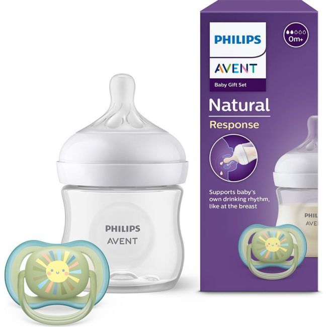 Avent Coffret Biberon +Sucette 0-6 Mois