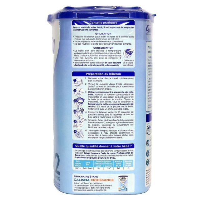 Gallia Calisma 2 Lait Pdre B/800G