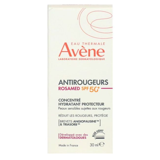 Avene Anti Rougeurs Rosamed Spf50+ Concentre Hydratant Protecteur Fl Pompe/30Ml