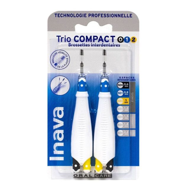 Inava Trio Compact Brossette 0/1/2 Blist/6