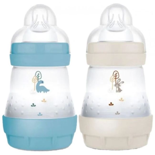 Mam Easy Start Nature Biberon Tetine Debit 1 Ocean-Sable 160Ml B/2