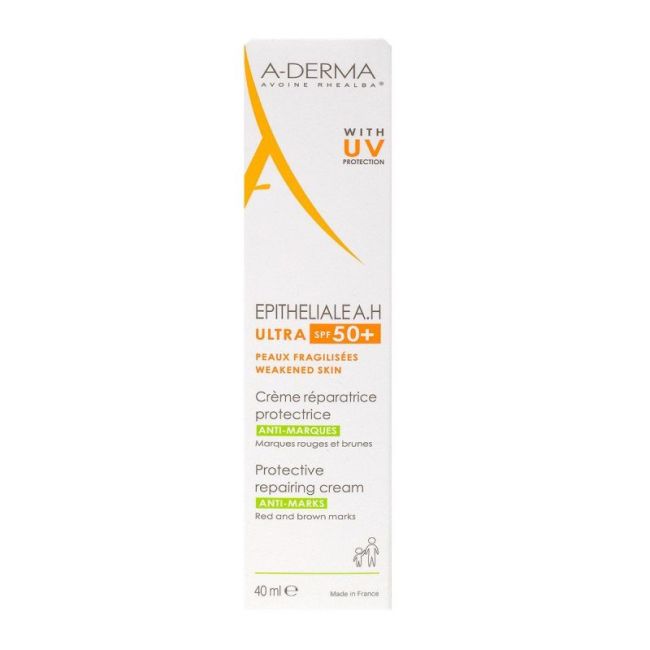 Aderma Epitheliale Ah Ultra Spf50+ Cr Reparatrice Protectrice Anti-Marques T/40Ml