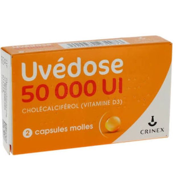 Uvedose 50 000 Ui Caps Molle Plq/4