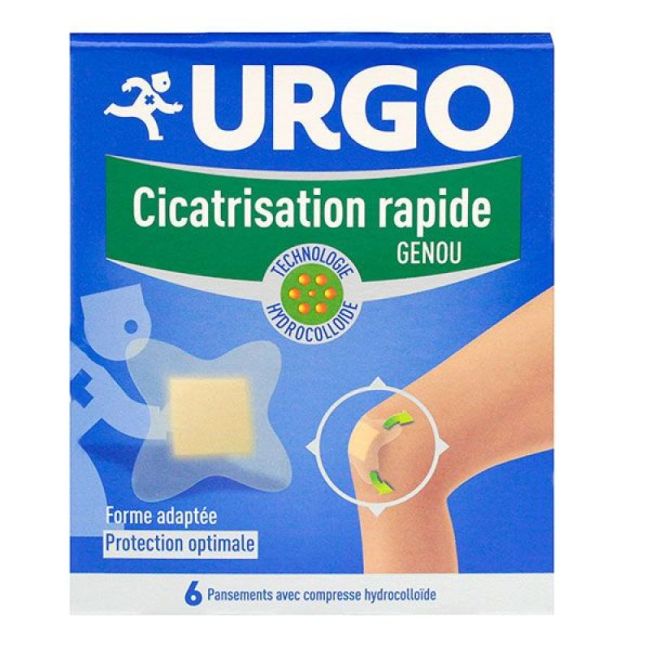 Urgo Pans Genou Cicatrisation Rapide B/6