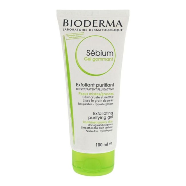 Bioderma Sebium Gommant Gel Moussant Nettoyant Exfoliant T/100Ml