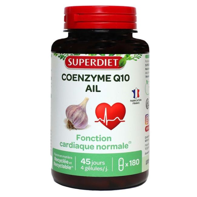 Superdiet Coenzyme Q10 + Ail Gel B/180