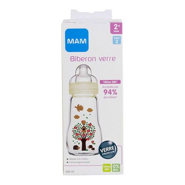Mam Biberon Tetine Debit 2 Colore 260Ml