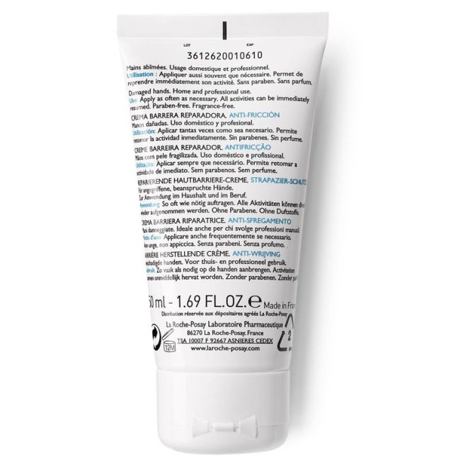 Cicaplast Mains La Roche Posay Cr Barriere Reparatrice T/50Ml