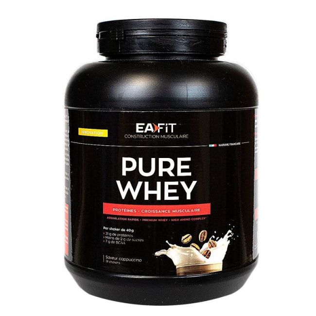 Eafit Pure Whey Pdr Pour Boisson Cappuccino Pot/750G