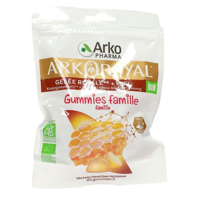 Arkoroyal Gummies Gomme Adulte Bio Pot/60