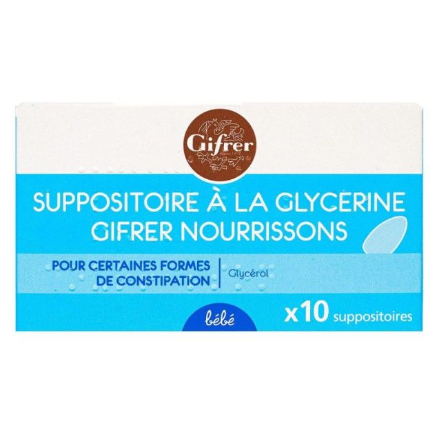 Suppositoire A La Glycerine Gifrer Suppos Nourrissons 2Plq/5 (10)
