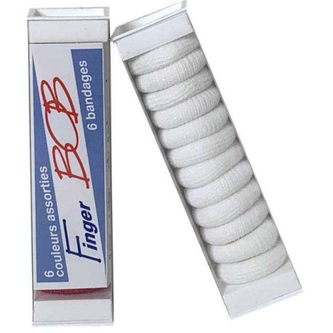 Finger Bob Doigtier Filet Tubulaire Adulte Enfant Blanc B/6