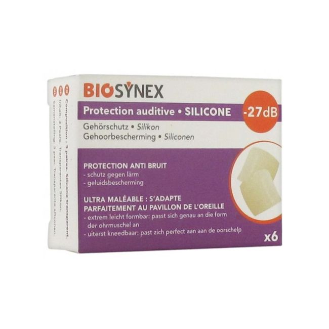 Biosynex Protection Auditive Silicone Transparent