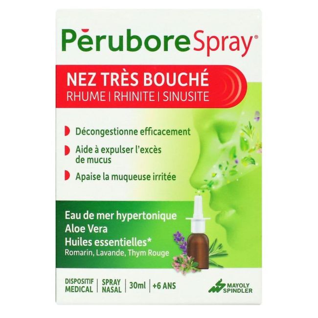 Perubore Spray Nasal Nez Tres Bouche Fl/30Ml
