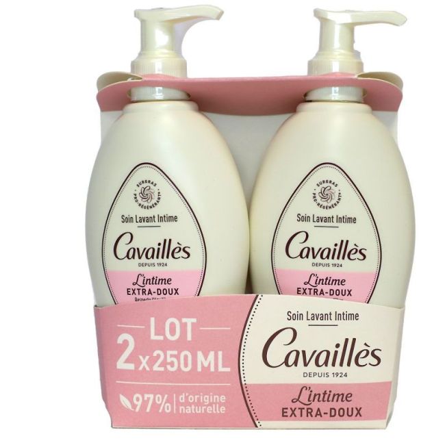 Cavailles Soin Lavant Intime Extra-Doux Gel 2Fl/250Ml