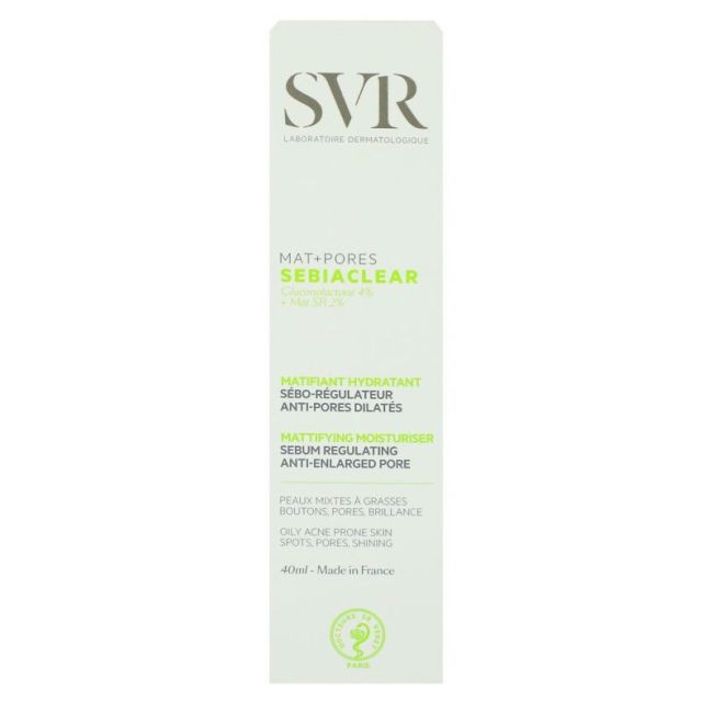Svr Sebiaclear Mat+Pores Cr Matifiante T/40Ml