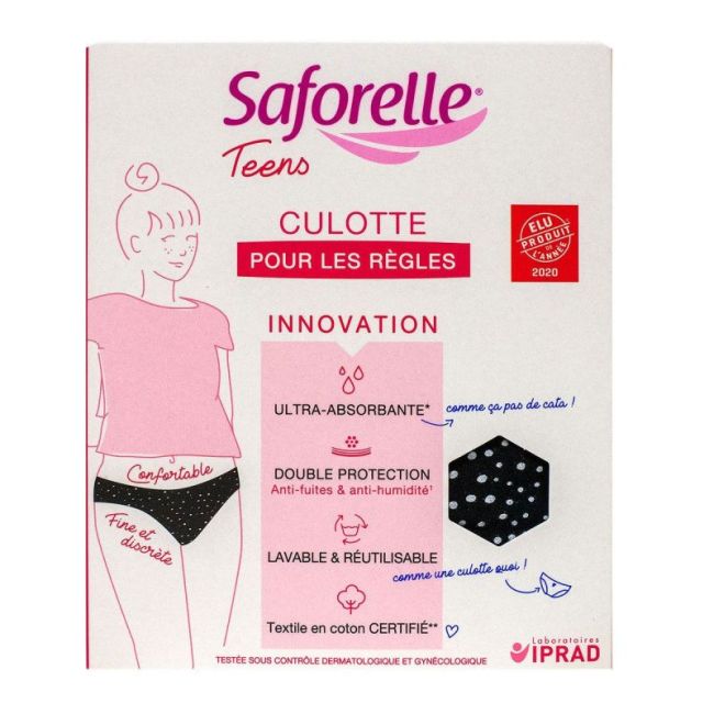 Saforelle Teens Culotte Ultra Absorbante Regles 12-14Ans