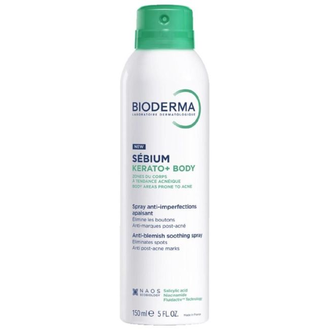 Bioderma Sebium Kerato+ Body Spray Anti-Imperfections Apaisant Fl/150Ml
