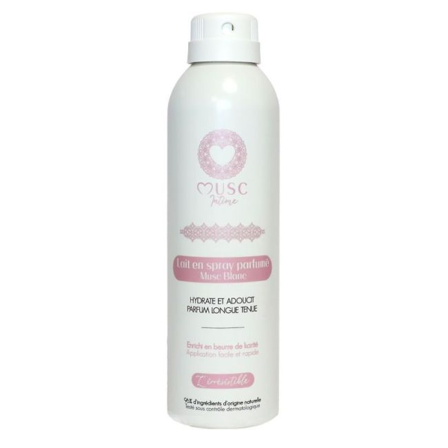 Musc Intime Lait Spray Parfume Musc Blanc