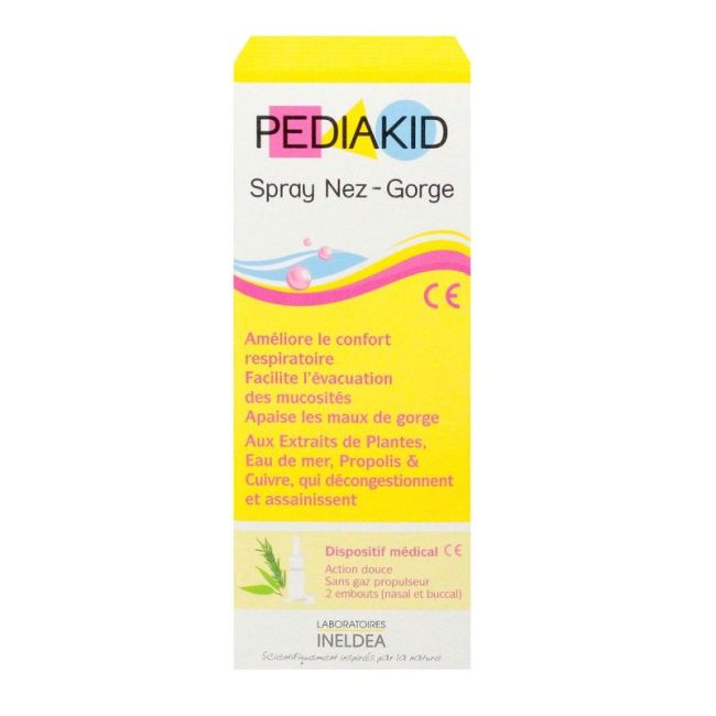 Pediakid Nez Gorge Spray Fl/20Ml+2Pompes Sprays