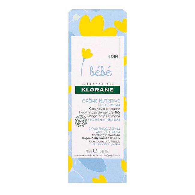 Klorane Bebe Cr Nutritive Au Cold Cream T/40Ml