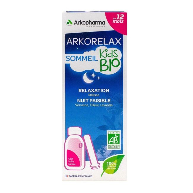 Arkorelax Sommeil Kids Bio S Buv Fraise Banane Fl/100Ml