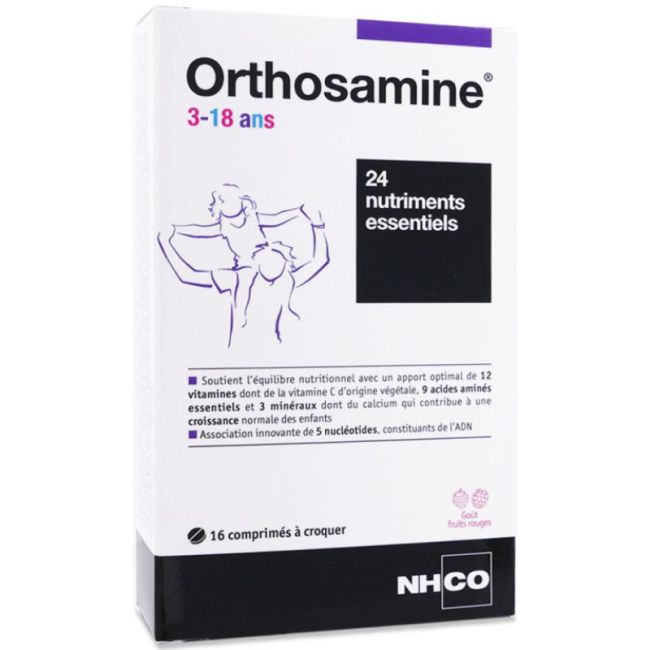 Nhco Orthosamine 3-18Ans Cpr B/16