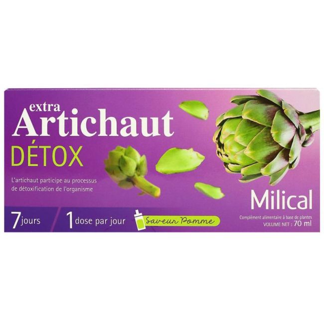 Milical Extra Artichaut Detox S Buv Pomme 7Fioles/10Ml