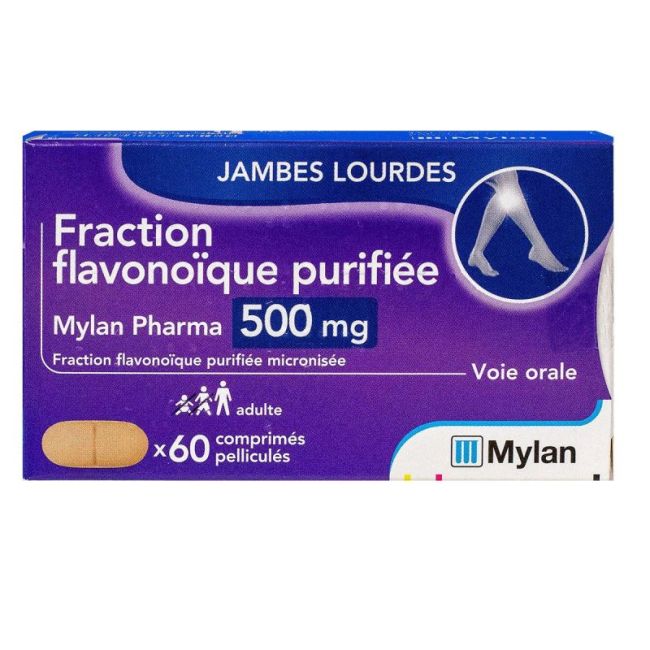 Flavonoïdes Viatris Conseil 500 Mg Cpr Pell Plq/60
