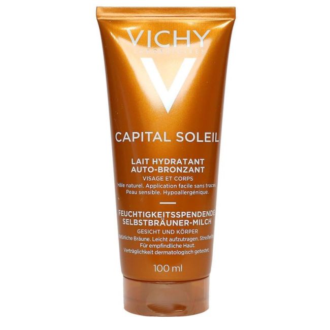 Vichy Capital Soleil Lait Autobronzant Visage Et Corps T/100Ml