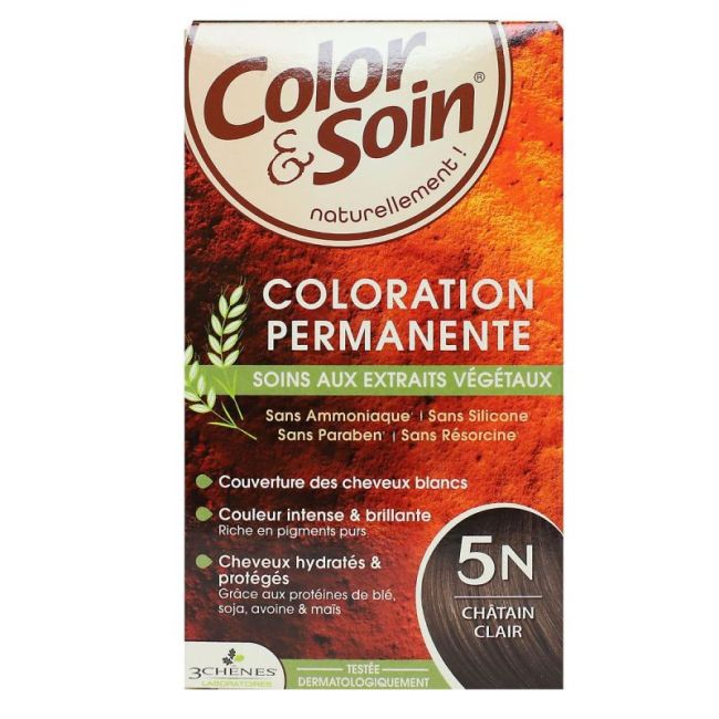Color&Soin Kit Coloration Permanente 5N Chatain Clair