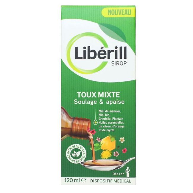 Liberill Sirop Toux Mixte Adulte Enfant Des 1 An Fl/120Ml