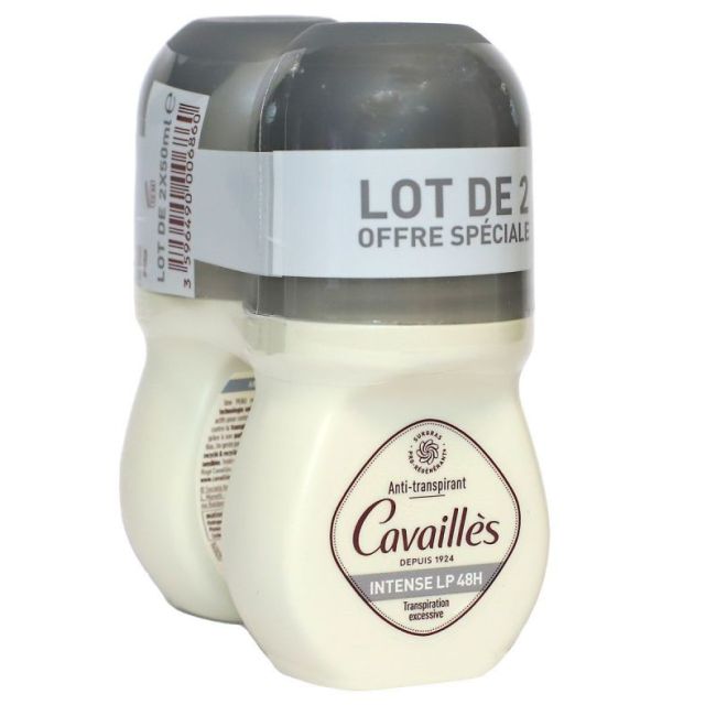 Cavailles Deo Intense Deodorant Lp 48H 2Roll-On/50Ml