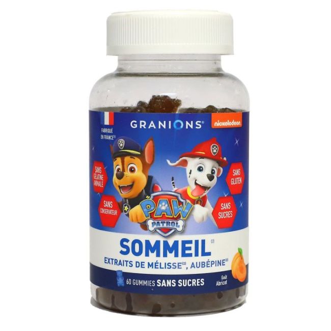 Granions Kid Gummies Sommeil Gomme Pot/60 Pat Patrouille