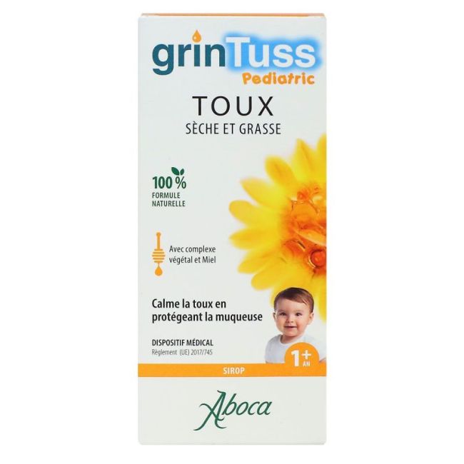 Grintuss Pediatric Sirop Toux Seche Et Grasse Fl/128G
