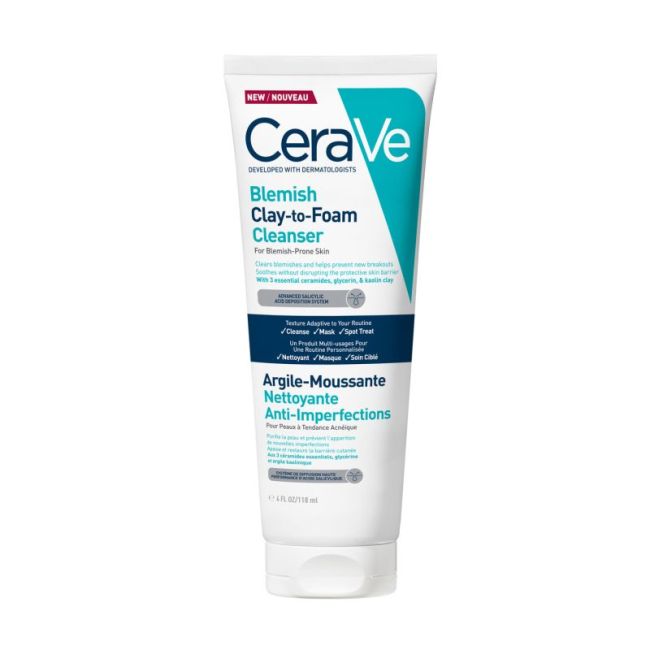 Cerave Argile Moussante Nettoyante Anti-Imperfections T/118Ml