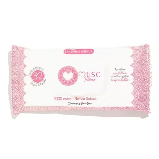 Musc Intime L'innocente Lingette Intime Fleur De Sakura Paquet/30