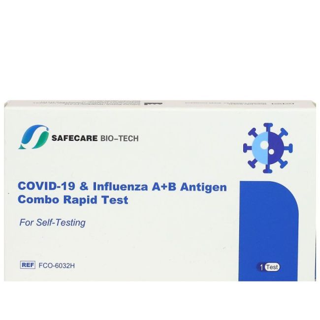 Autotest Combo 2 En 1 - Grippe/Covid-19 - Safecare
