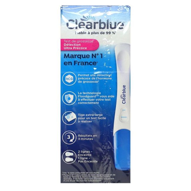 Clearblue Early Test De Grossesse Detection Precoce B/2